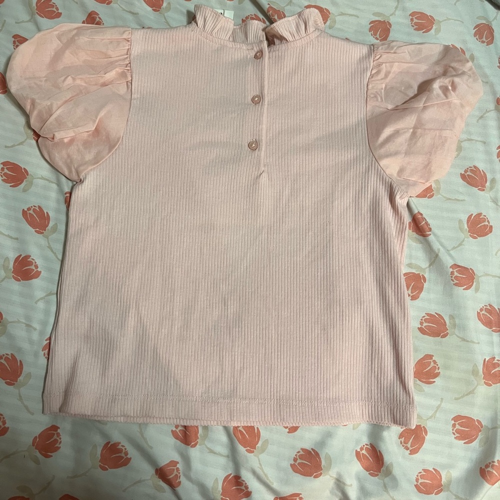 Janie and Jack Puff Sleeve Top - Picture 2 of 2